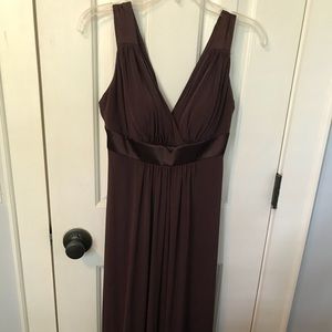 Long brown dress